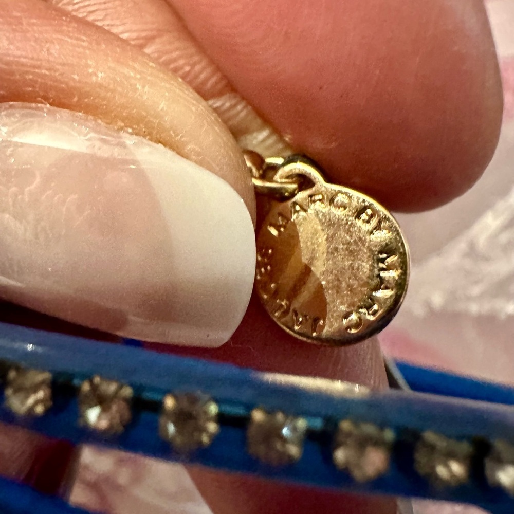 NWT Marc By Marc Jacobs Blue Bracelet with Gold Details - Picture 6 of 8